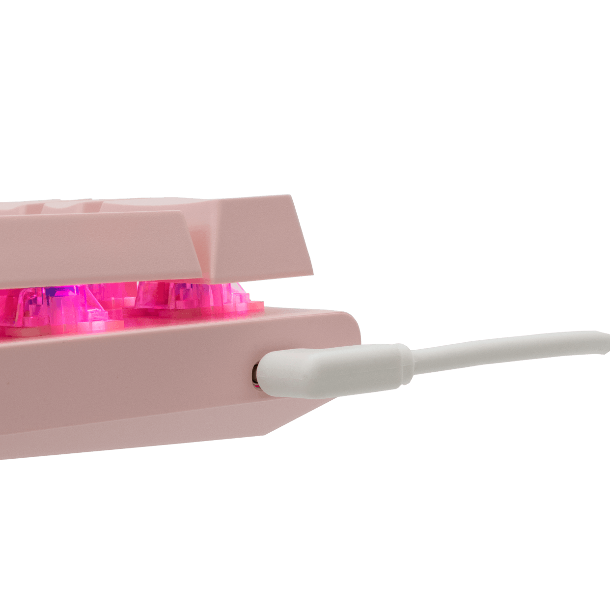 Keyboard White Shark Gaming Wakizashi 60% Mechanical RGB Pink Blue